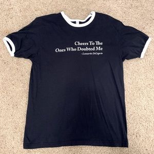 Leonardo DiCaprio t-shirt, great condition, barely worn